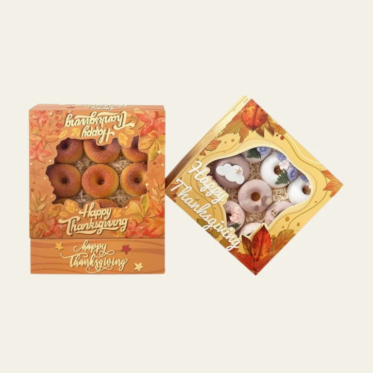 Thanksgiving Cookie Boxes with Window - Hot custom Boxes