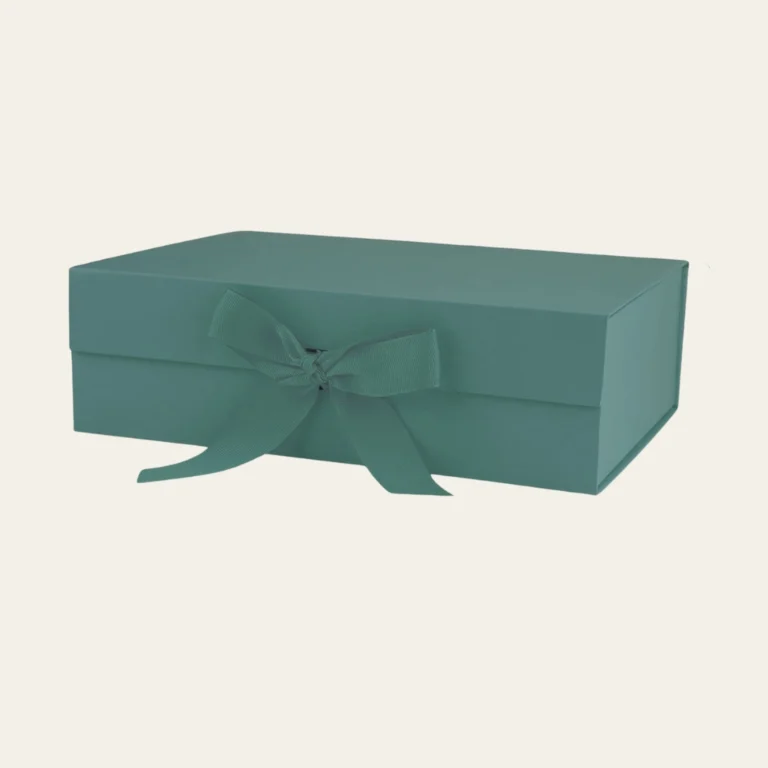 Thanksgiving Rigid Gift Boxes with Ribbon Closure - Hot Custom Boxes