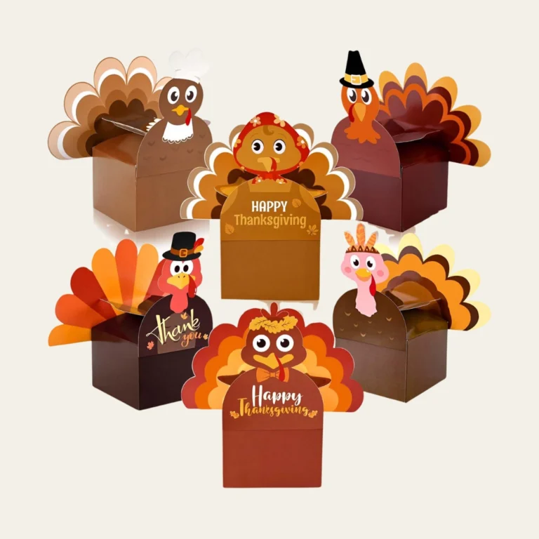 Thanksgiving Turkey Shaped Favor Boxes - Hot Custom Boxes