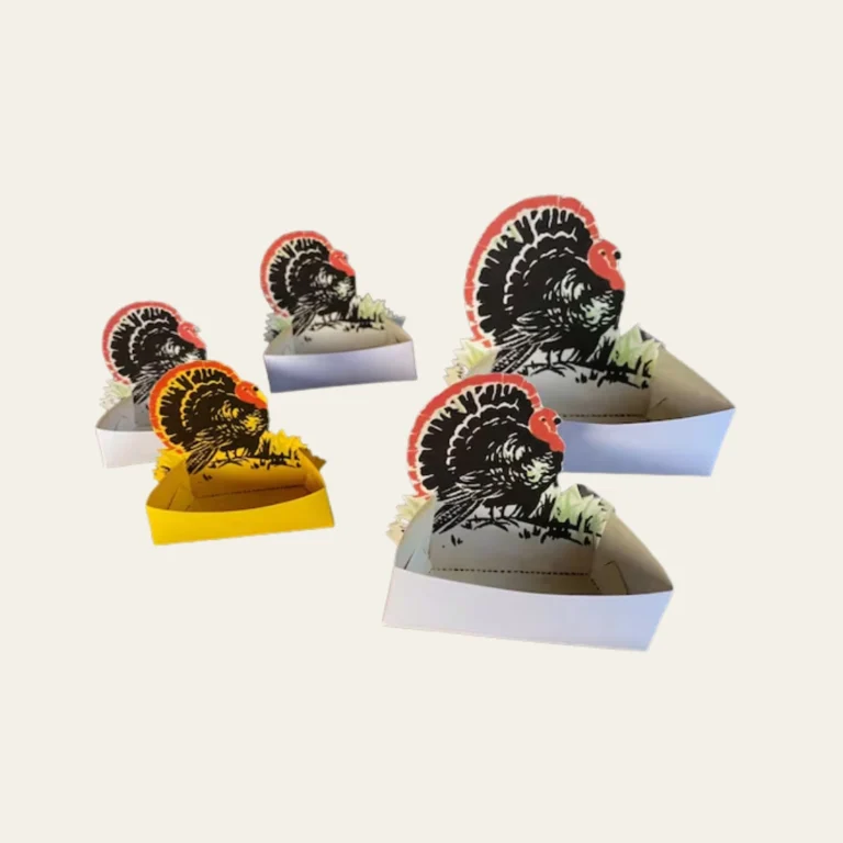 Thanksgiving Turkey Shaped Favor Boxes - Hot Custom Boxes