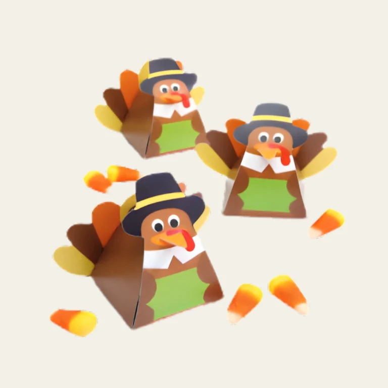 Thanksgiving Turkey Shaped Favor Boxes - Hot Custom Boxes