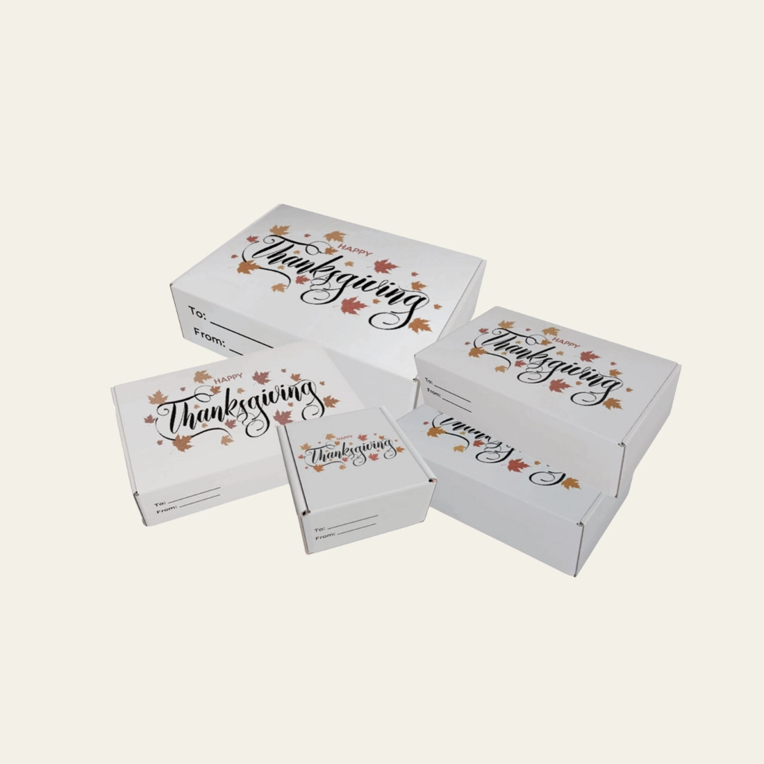 Thanksgiving Printed Corrugated Boxes - Hot Custom Boxes