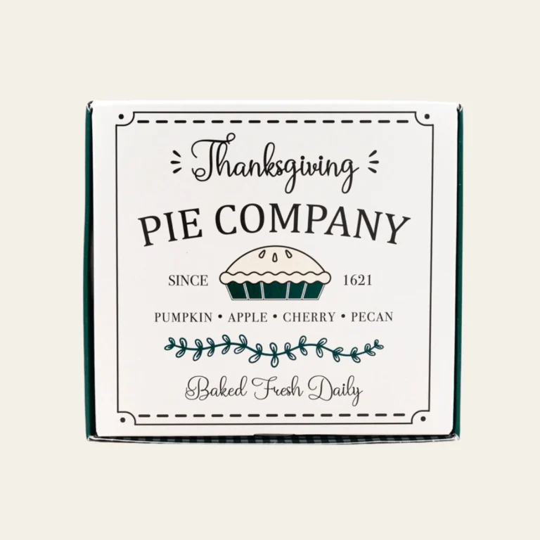 Thanksgiving Pie Boxes - Hot Custom Boxes