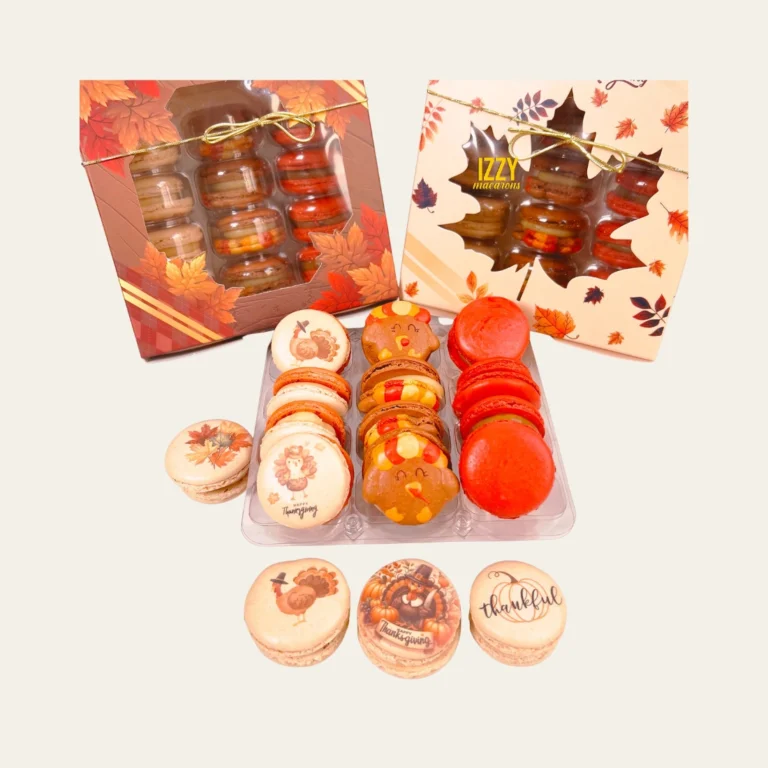 Thanksgiving Macaron Boxes - Hot Custom Boxes