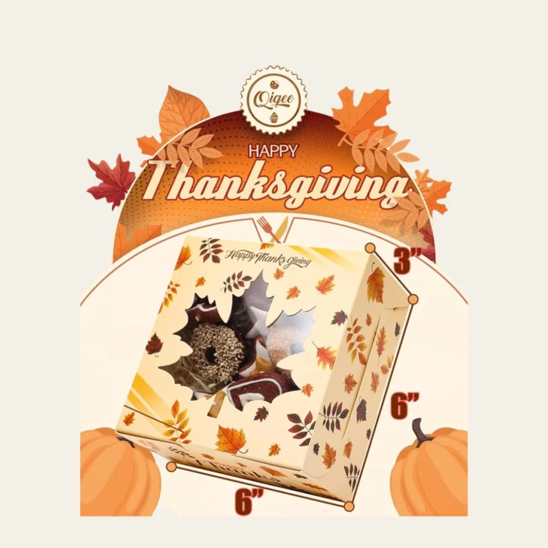 Thanksgiving Bakery Window Boxes - Hot Custom Boxes