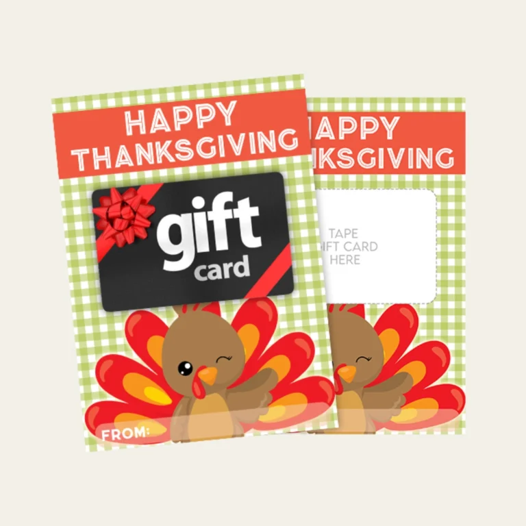 Thanksgiving Gift Card Boxes - Hot Custom Boxes