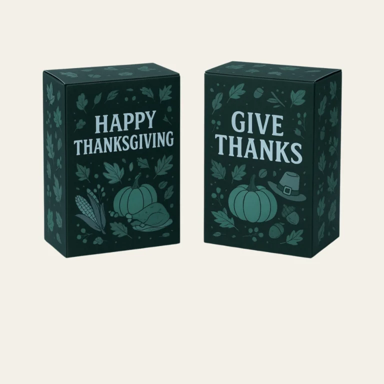 Thanksgiving Reverse Tuck End Boxes - Hot Custom Boxes