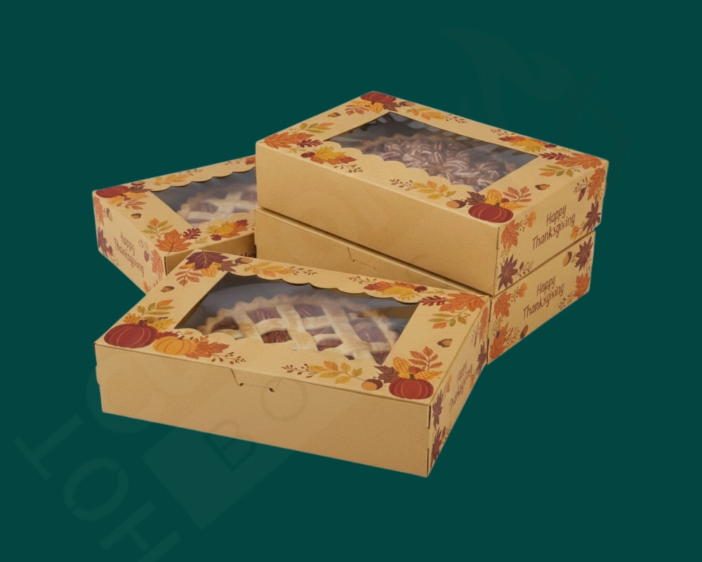 Show Off Baked Treats with Clear Window Pie Boxes