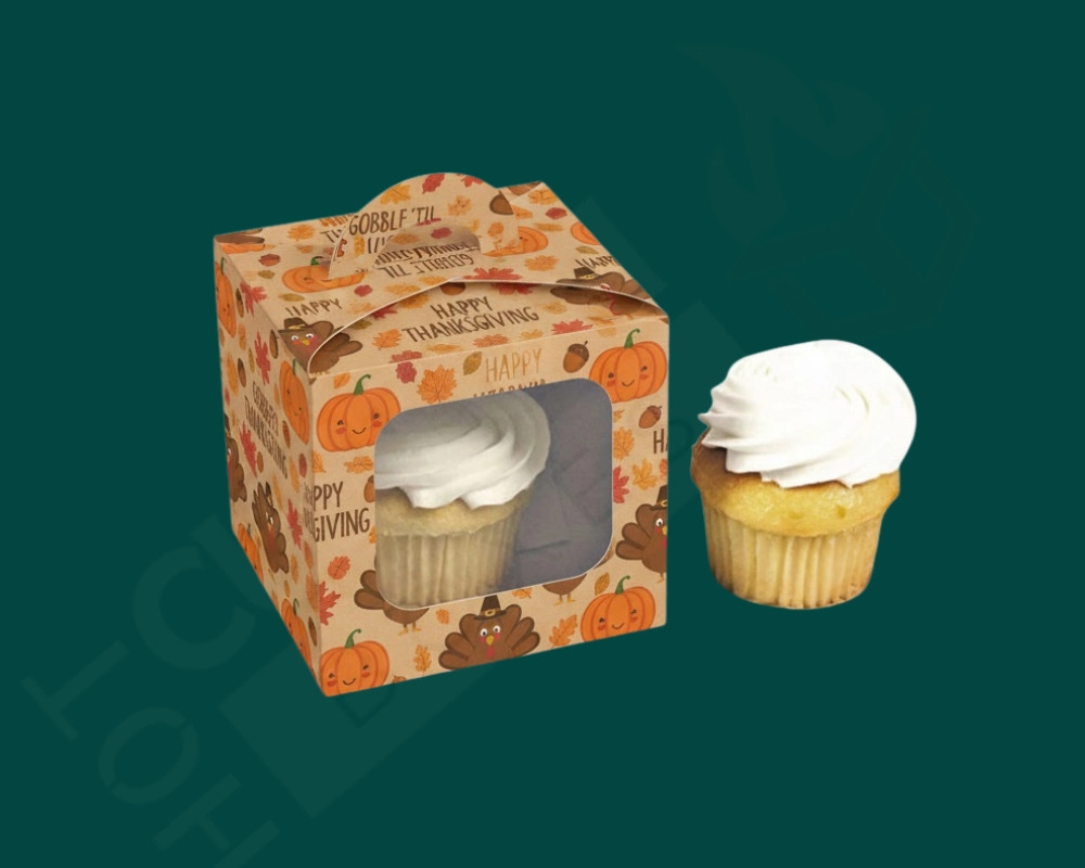 Luxury Cupcake Boxes with Foil or Embossed Finishes