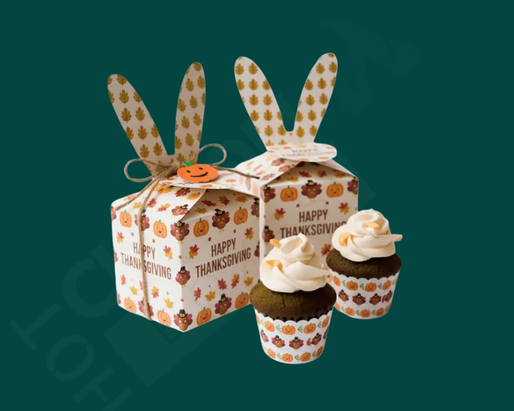 DIY Thanksgiving Cupcake Box Decorating Kits