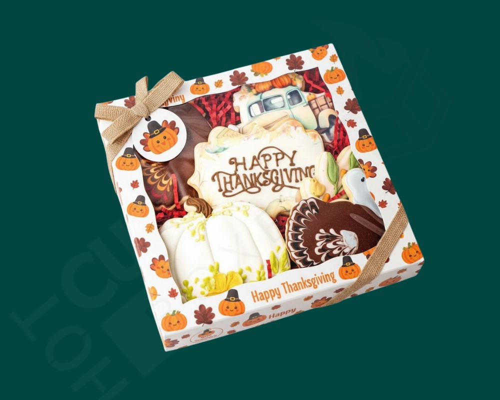 Luxury Thanksgiving Cookie Boxes
