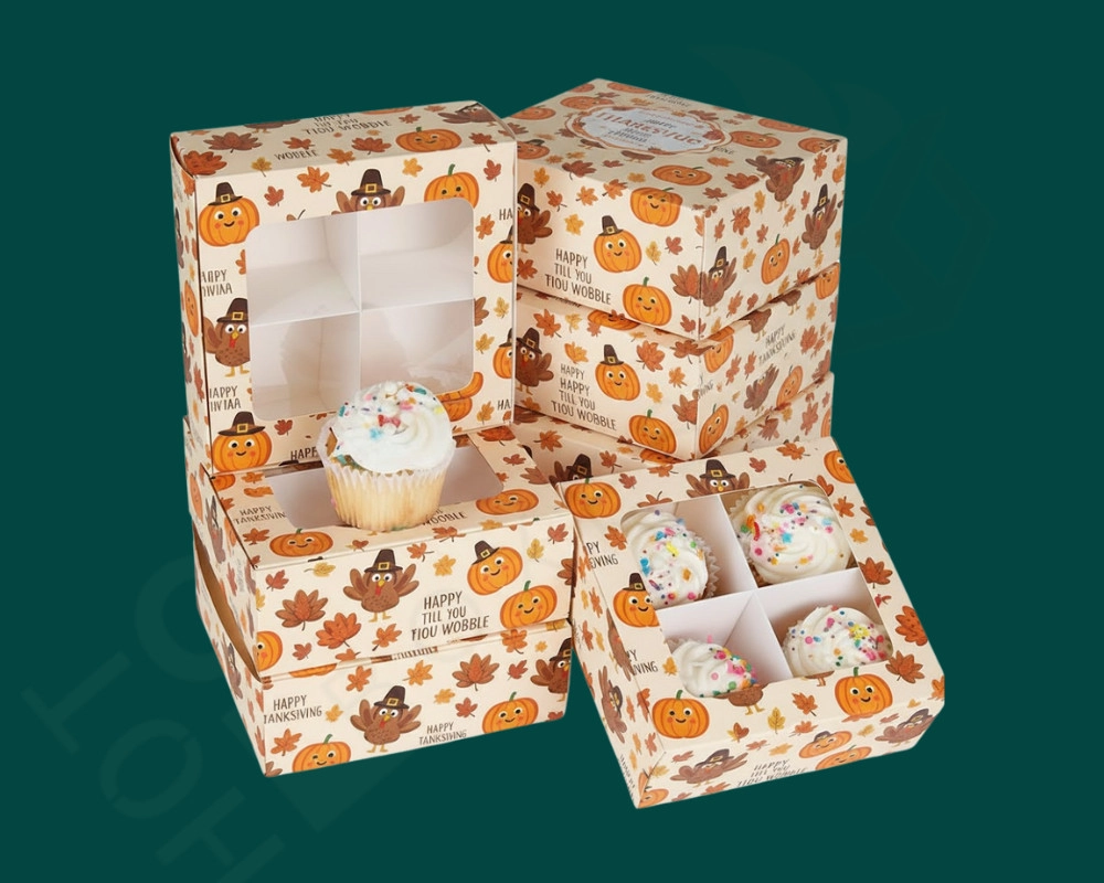 Tiered or Multi-Compartment Cookie Boxes