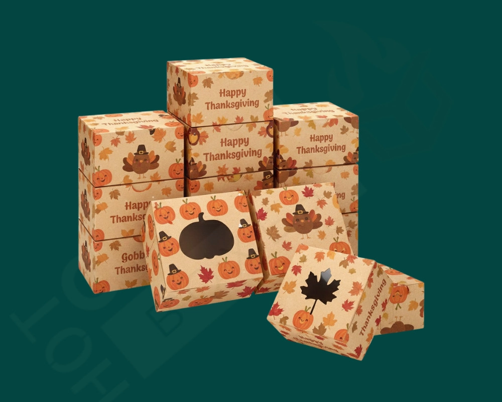 Eco-Friendly Thanksgiving Cookie Boxes