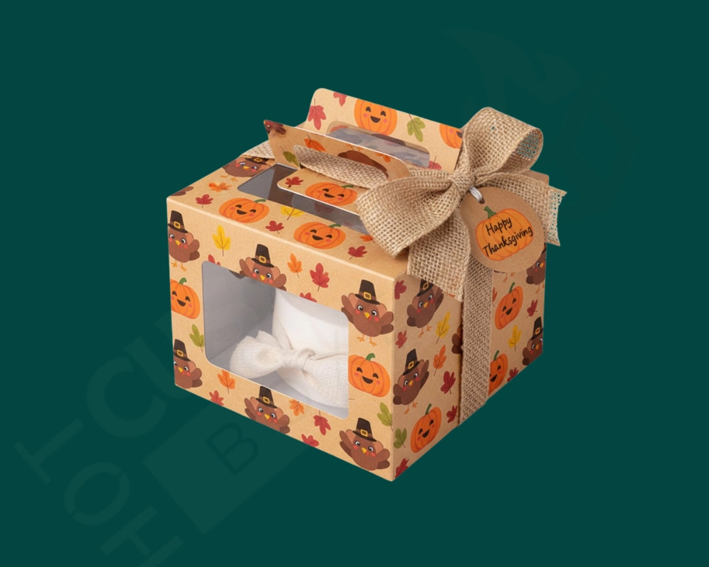 Luxury Cake Boxes with Ribbons and Custom Tags