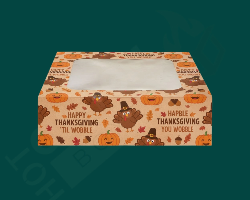 Window Cake Boxes to Showcase Your Thanksgiving Creations