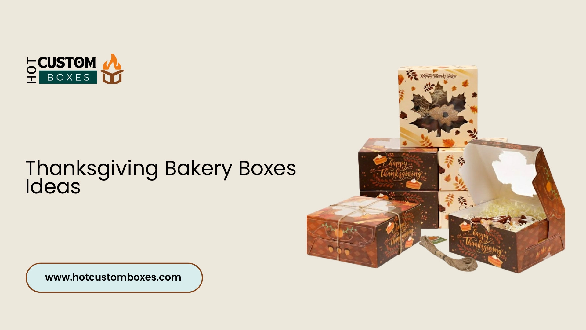 Thanksgiving Bakery Boxes Ideas