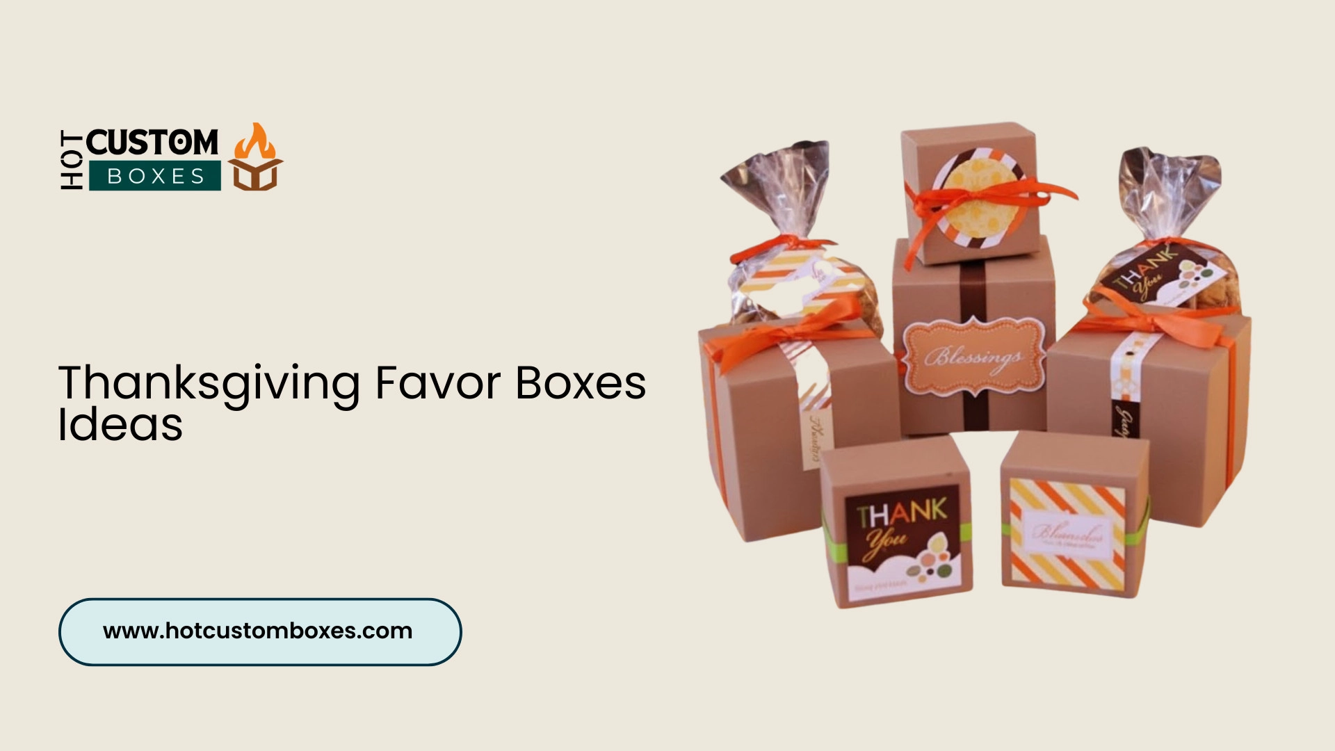 Thanksgiving Favor Boxes Ideas