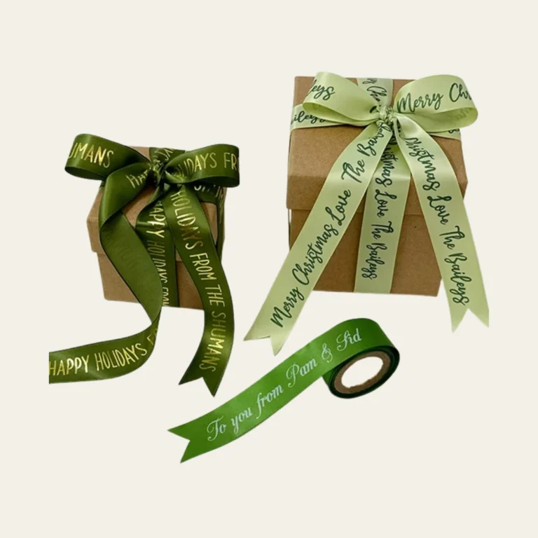 Christmas Holiday Ribbon - Hot Custom Boxes