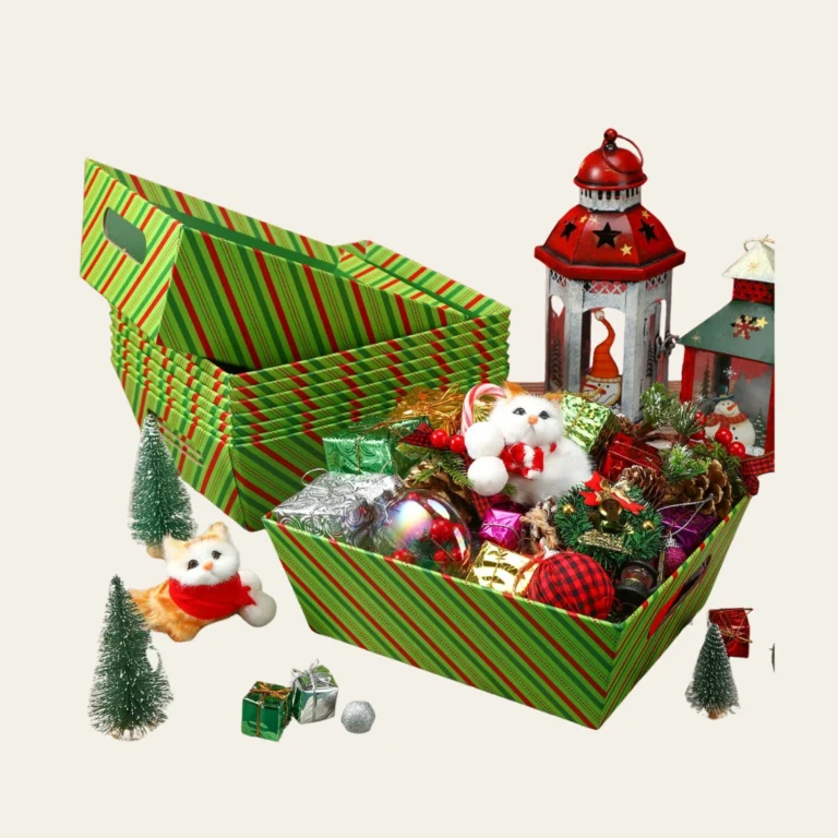 Christmas Gift Basket Boxes - Hot Custom Boxes