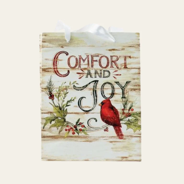 Christmas Cardinal Gift Bags - Hot Custom Boxes