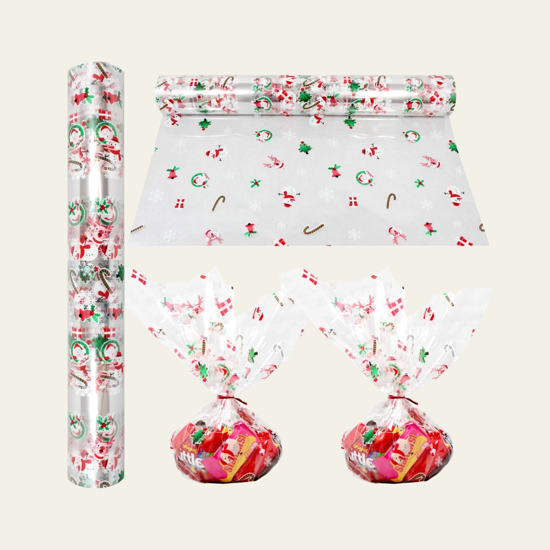 Christmas Cello Rolls - Hot Custom Boxes