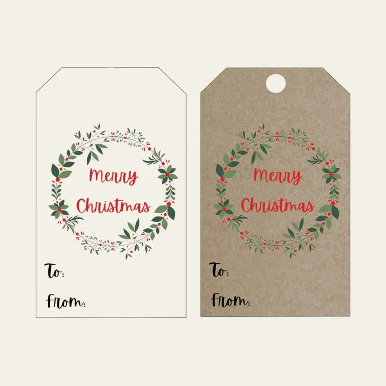 Christmas Gift Tags - Hot Custom Boxes