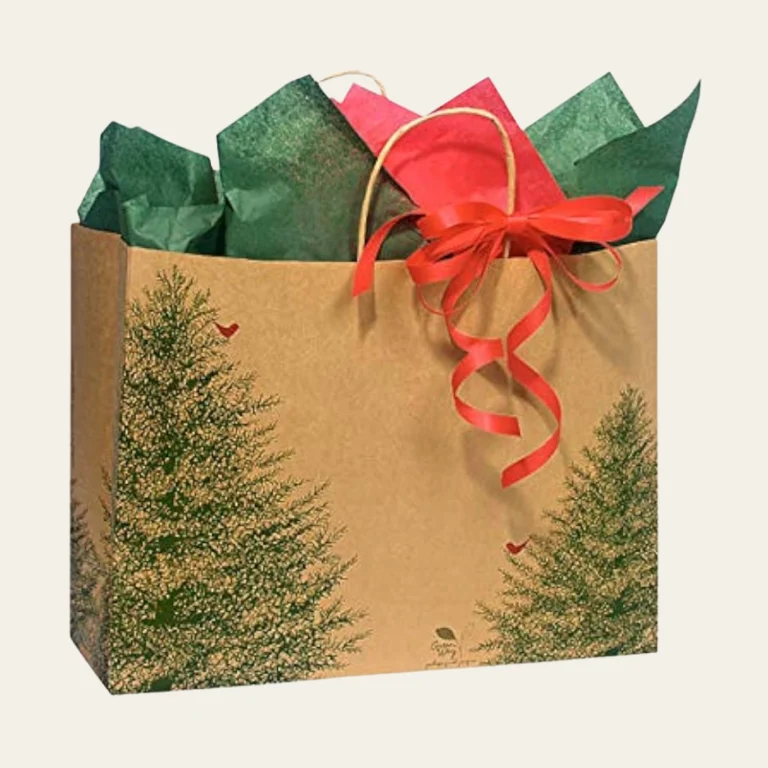 Evergreen Christmas Gift Bags - Hot Custom Boxes