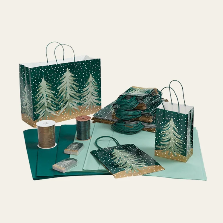 Midnight Flurry Christmas Bags - Hot Custom Boxes
