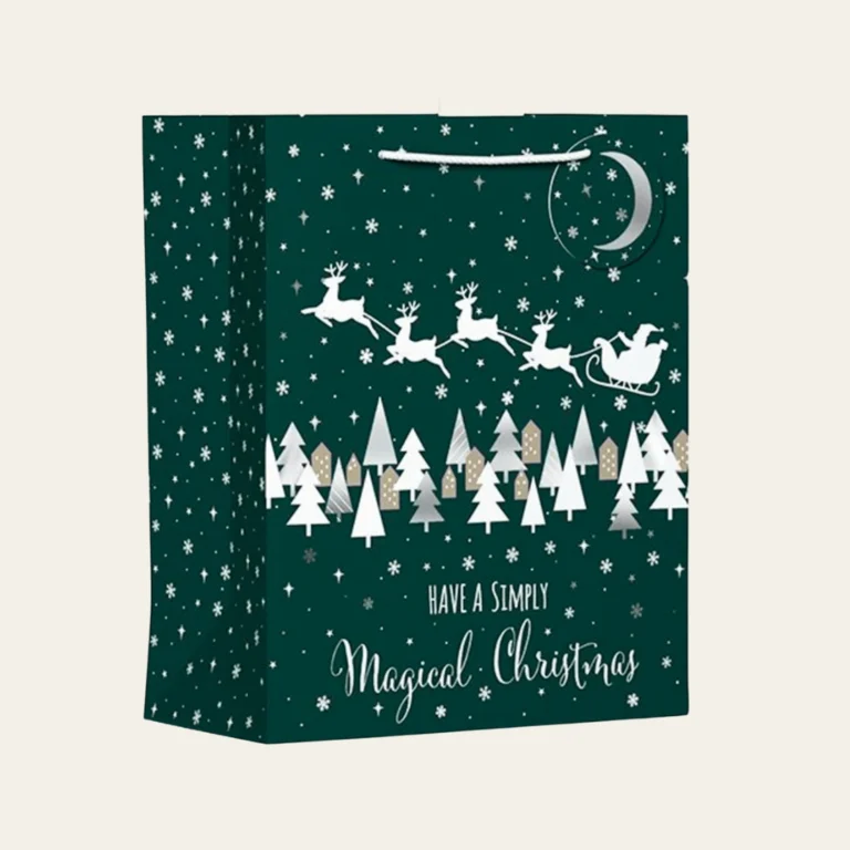 Midnight Flurry Christmas Bags - Hot Custom Boxes