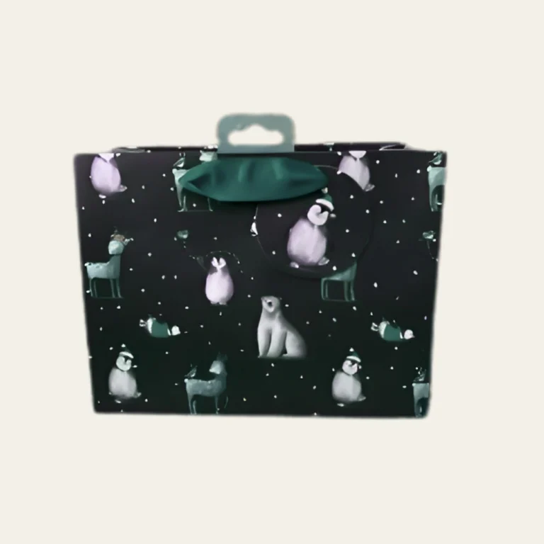 Midnight Flurry Christmas Bags - Hot Custom Boxes