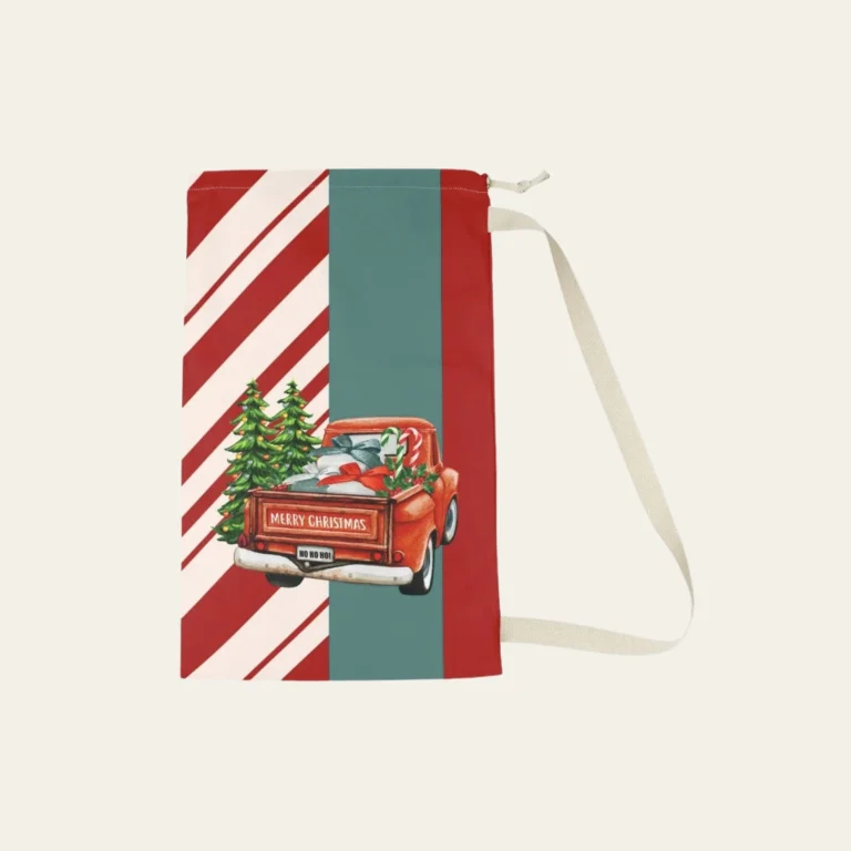 Retro Trees Christmas Gift Bags - Hot Custom Boxes