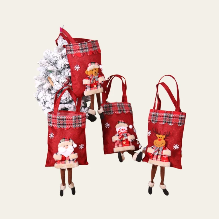 Santa Christmas Gift Bags - Hot Custom Boxes