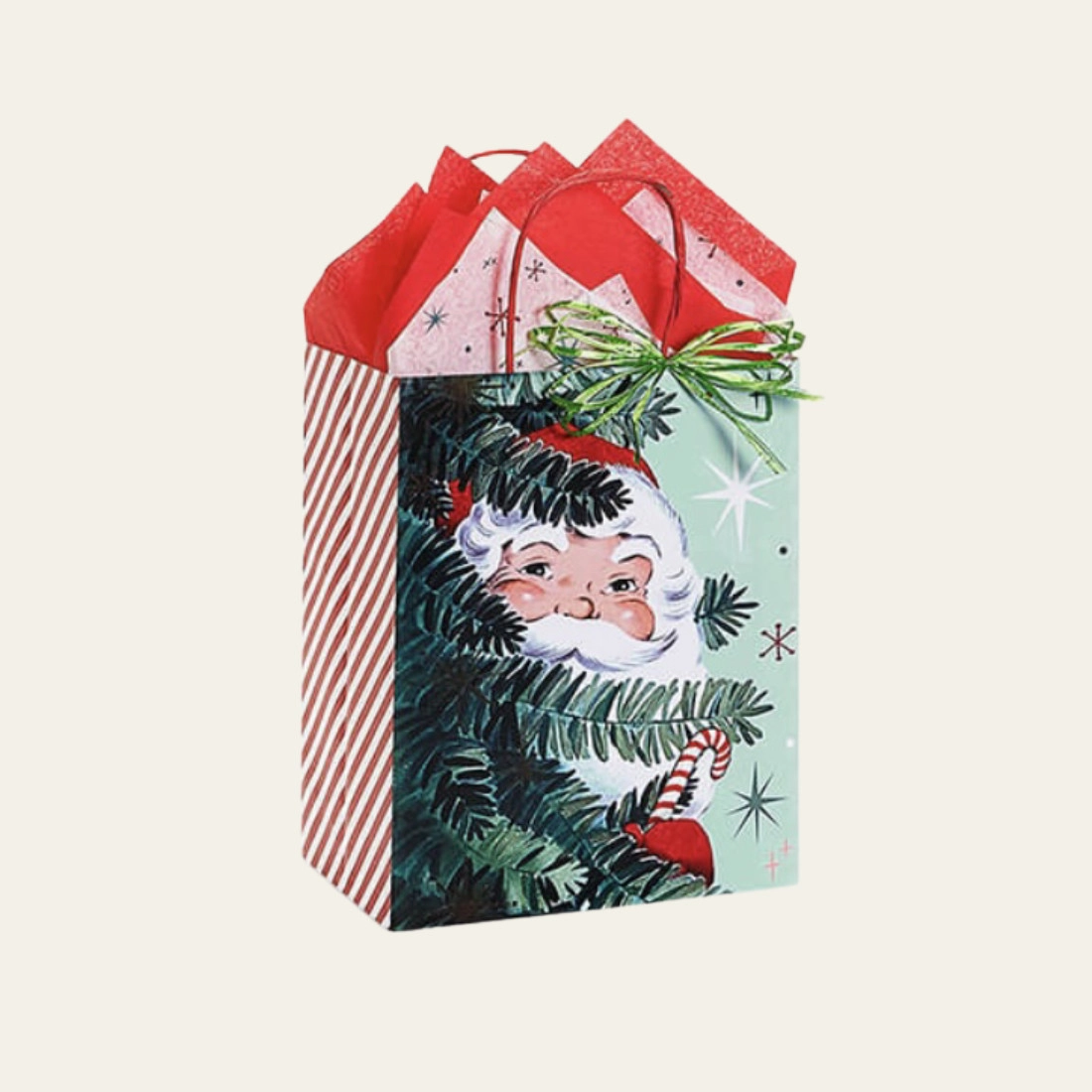 Santa Christmas Gift Bags - Hot Custom Boxes