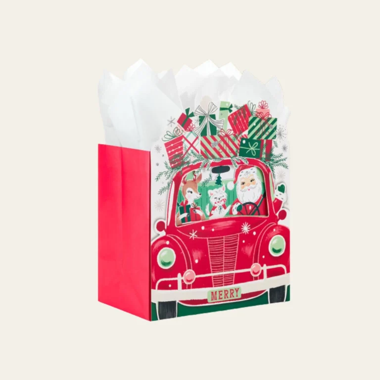 Santa Christmas Gift Bags - Hot Custom Boxes