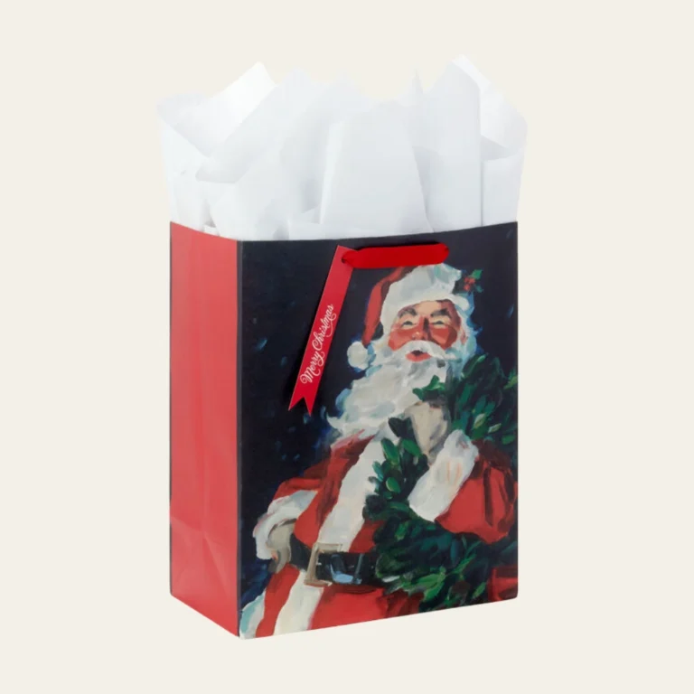 Santa Christmas Gift Bags - Hot Custom Boxes