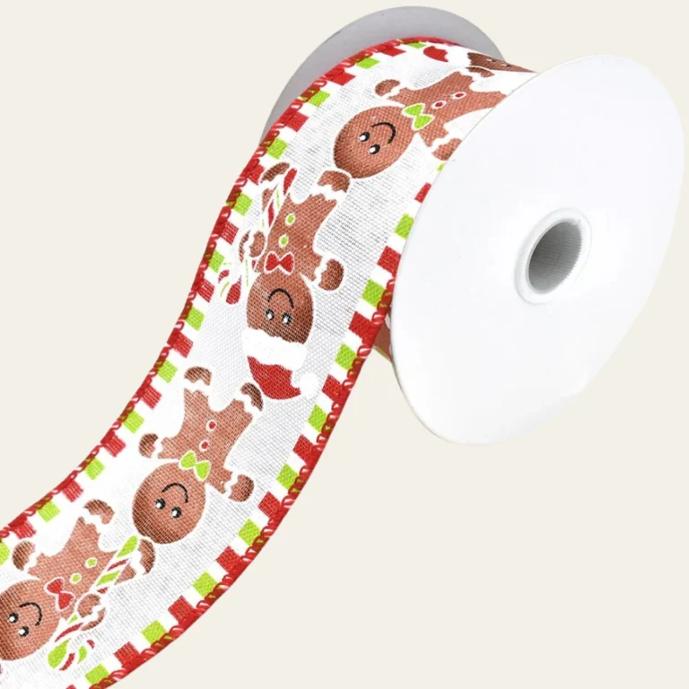 Linen Christmas Ribbons - Hot Custom Boxes