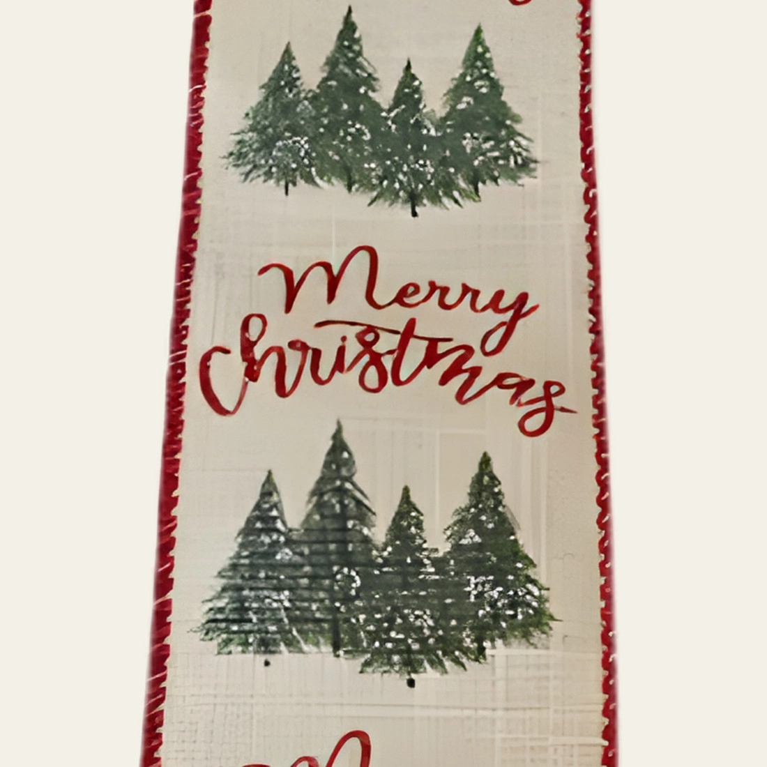 Linen Christmas Ribbons - Hot Custom Boxes