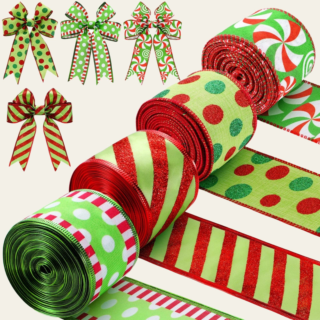 Wired Christmas Ribbon - Hot Custom Boxes