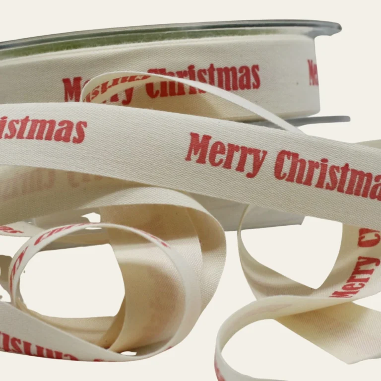 Cotton Christmas Ribbons - Hot Custom Boxes