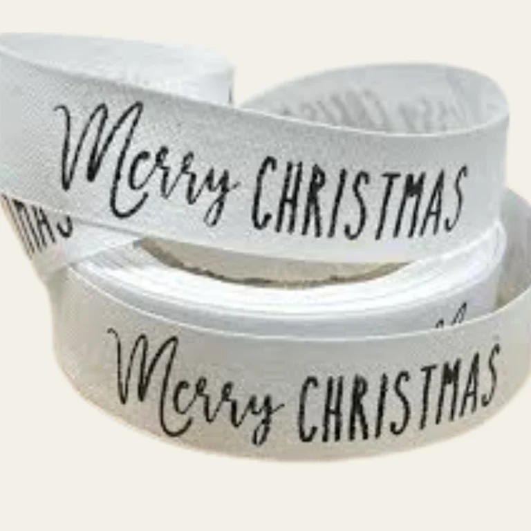 Cotton Christmas Ribbons - Hot Custom Boxes