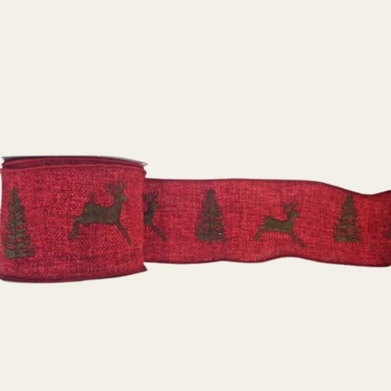 Patterned Animal Christmas Ribbon - Hot Custom Boxes