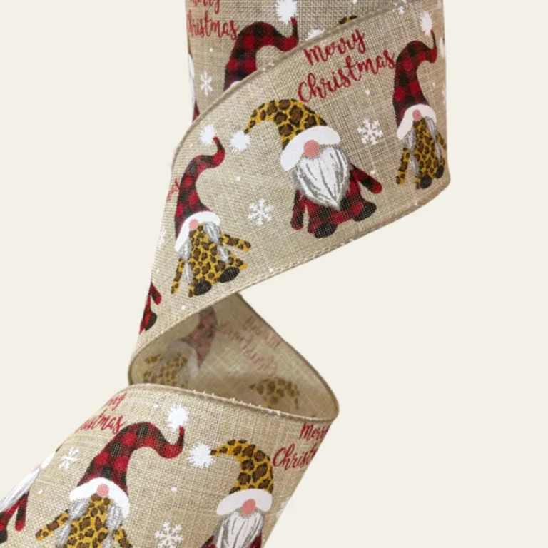 Patterned Animal Christmas Ribbon - Hot Custom Boxes