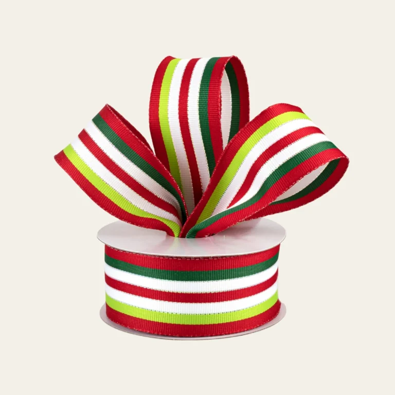 Grosgrain Christmas Ribbon - Hot Custom Boxes