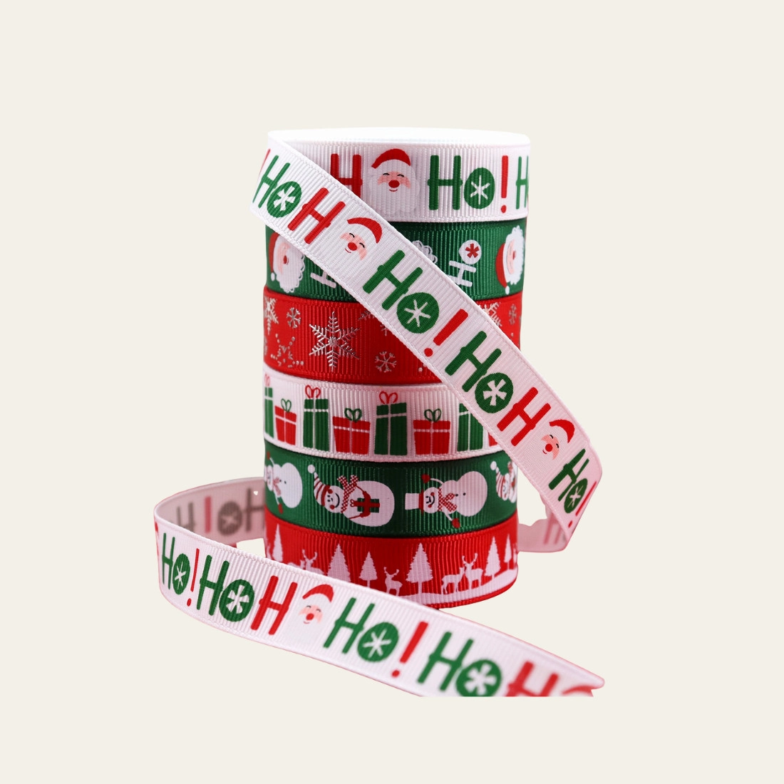 Grosgrain Christmas Ribbon - Hot Custom Boxes