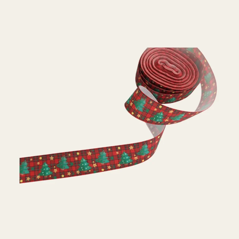 Grosgrain Christmas Ribbon - Hot Custom Boxes