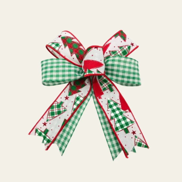 Gingham Christmas Ribbons - Hot Custom Boxes