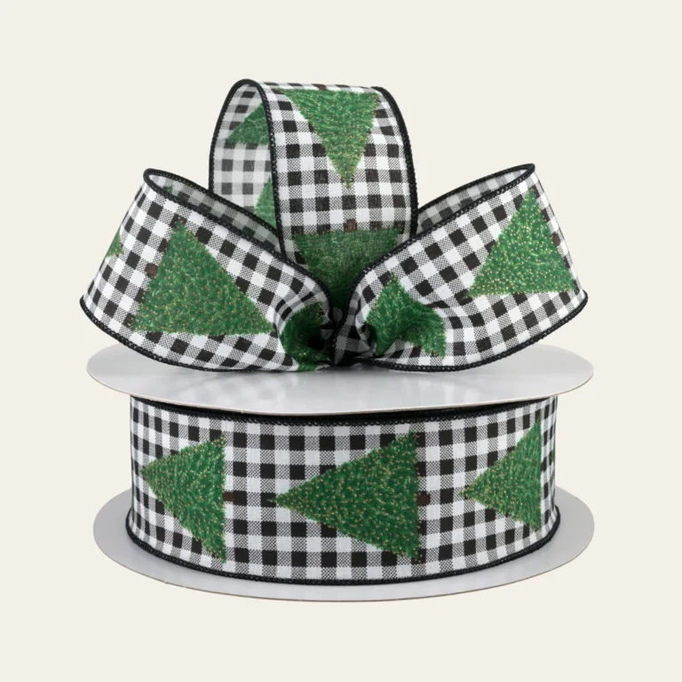 Gingham Christmas Ribbons - Hot Custom Boxes