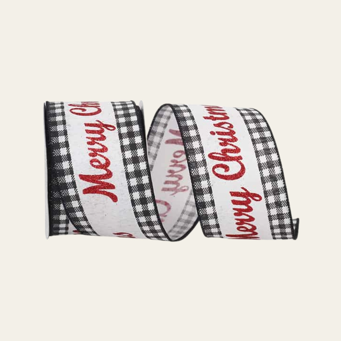 Gingham Christmas Ribbons - Hot Custom Boxes