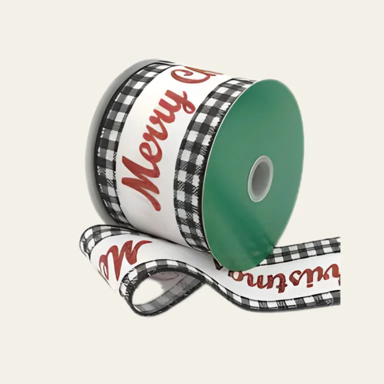 Gingham Christmas Ribbons - Hot Custom Boxes