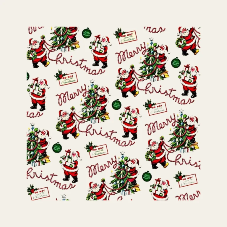 Merry Christmas Wrapping Paper - Hot Custom Boxes